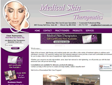 Tablet Screenshot of medicalskintherapeutics.com